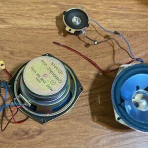 Sharp internal speaker drivers speakers, model RSP-ZA015AWZZ